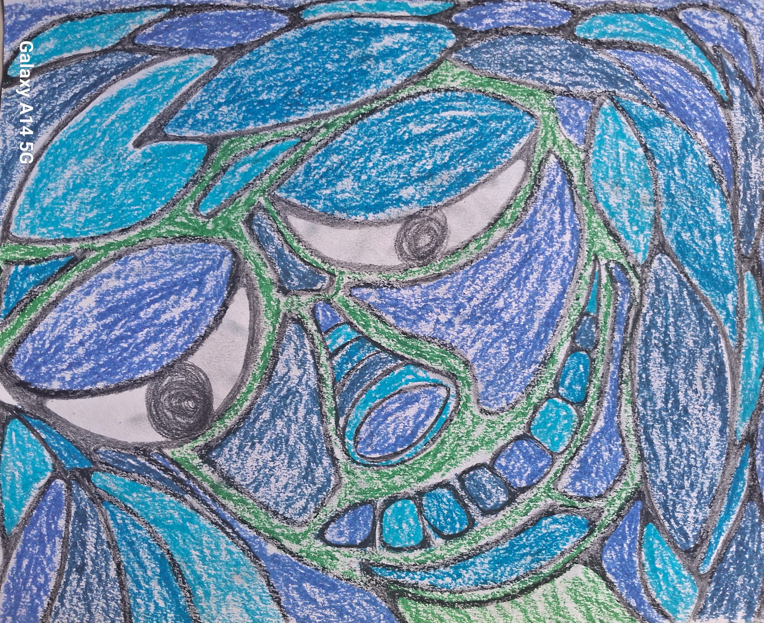 Rostro de la Niña Azulada