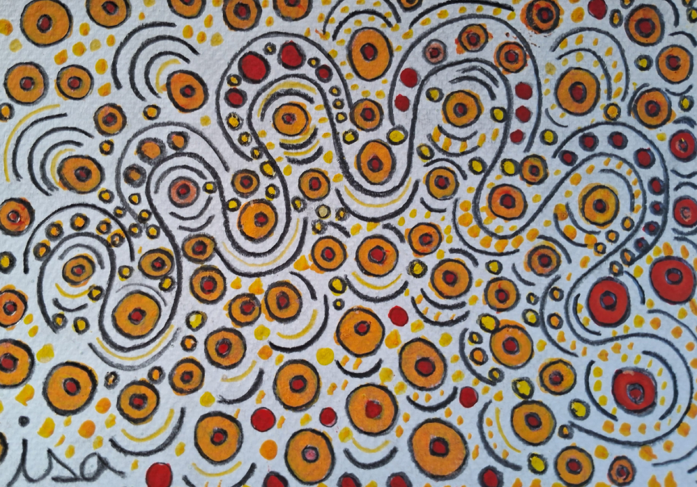 El pulpo en acuarelas y lápiz grafito